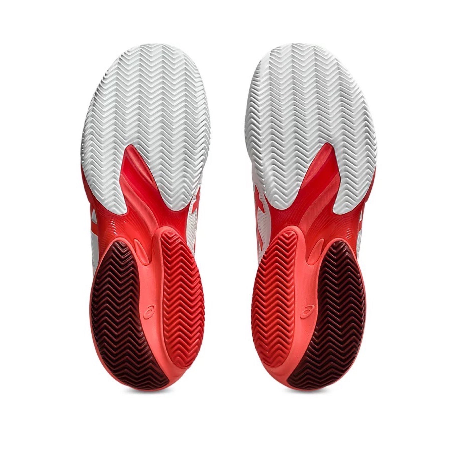 Asics Court FF 3 Novak Clay (White/Electric Red) – KK TENNIS