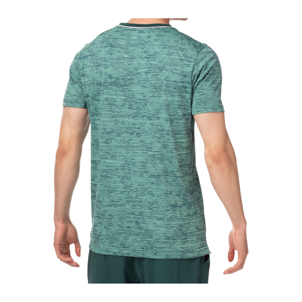 Yonex Tennis Men’s Crew Neck Shirt Teal Green