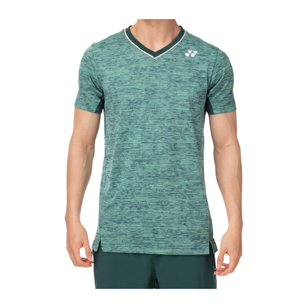 Yonex Tennis Men’s Crew Neck Shirt Teal Green