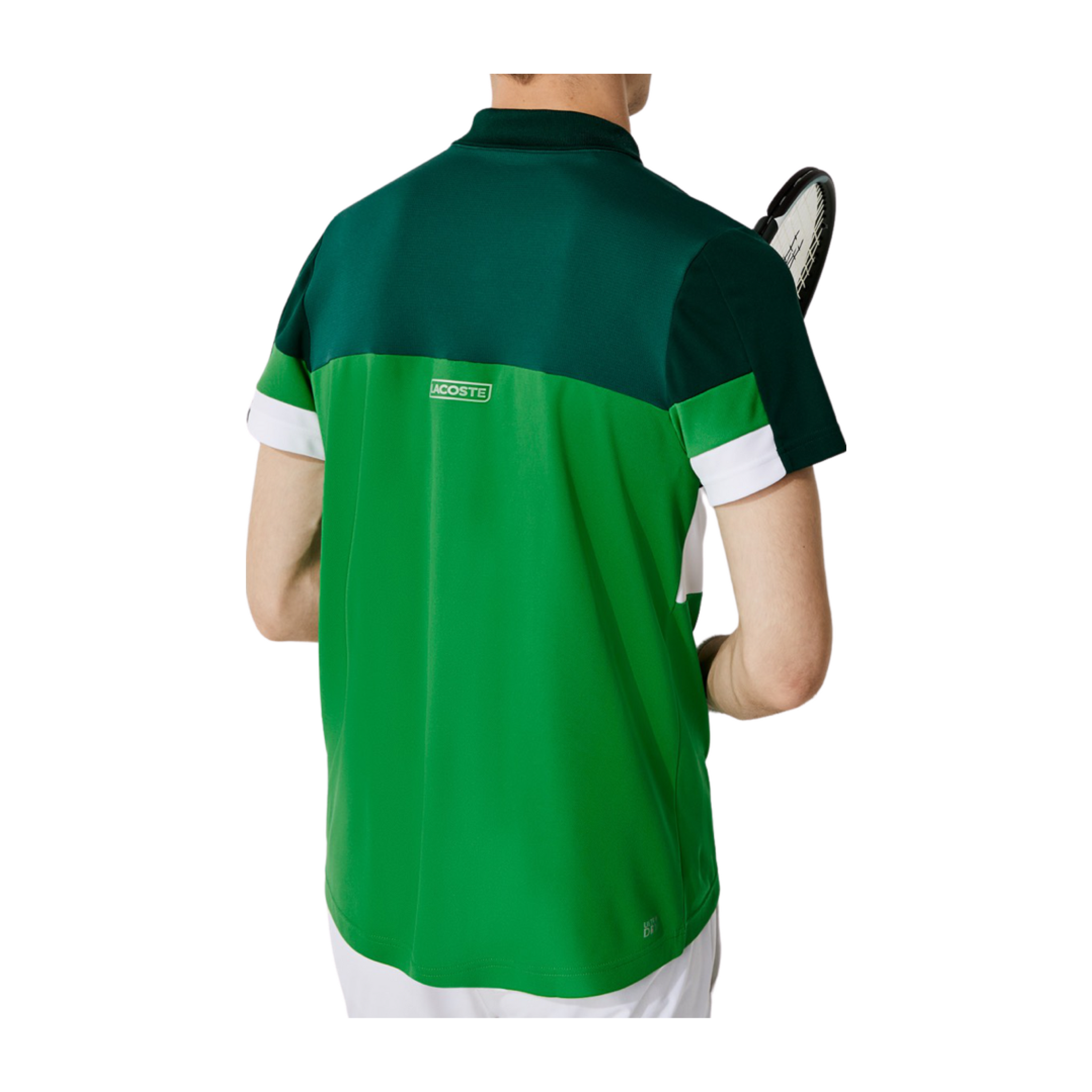 Lacoste Sport Colorblock Breathable Resistant Polo Shirt Green